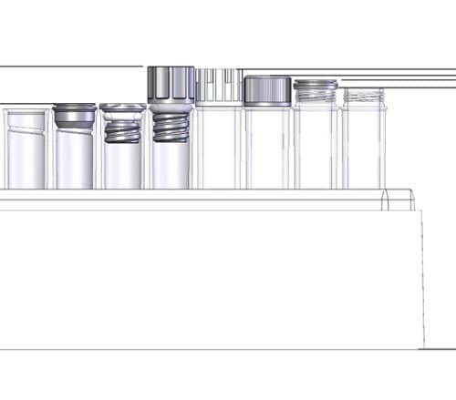 1.40ml Screw Cap Tubes with External Thread V-bottom - Sample Storage Tubes - Micronic