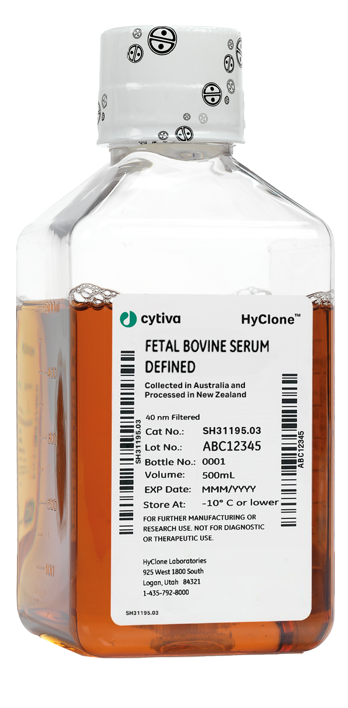 HyClone™ Defined Fetal Bovine Serum (FBS), Australian Origin SH31195.03IR30-45 - Cell culture and fermentation - Cytiva
