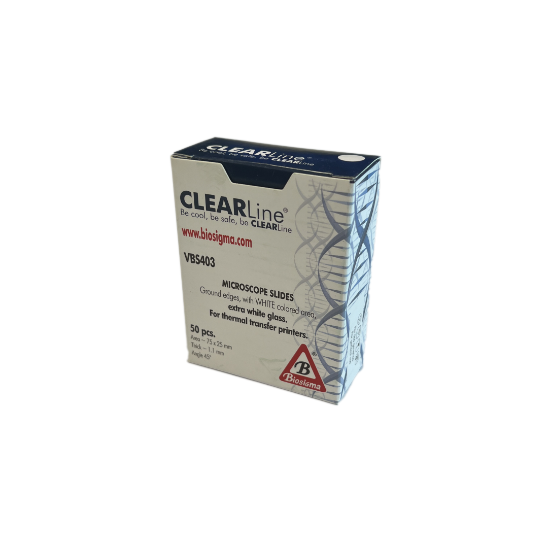 CLEARLine® Microscope Slides for Thermal Transfer Printers (VBS403)