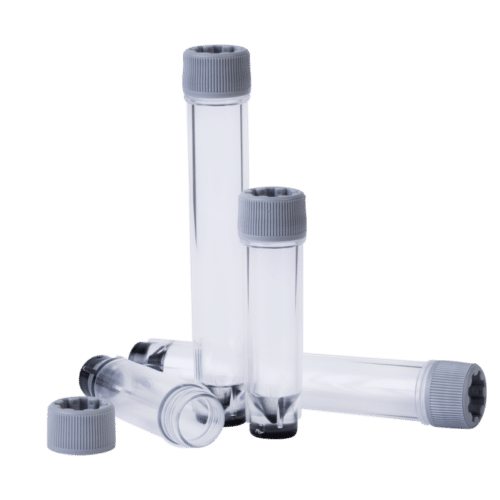 1.40ml X-Clear Screw Cap Tubes with External Thread V-bottom - Sample Storage Tubes - Micronic
