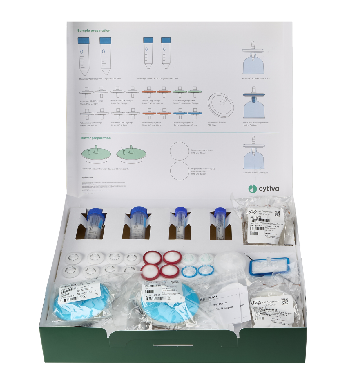 Protein chromatography sample and buffer filtration starter kit 2977 - Lab filtration products - Cytiva