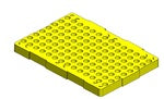 DeBox-In (q)PCR Insert 14 x 8 low, Blue B11253 - BIOplastics
