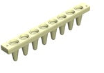 0.1 ml 8-tube strip Firm Deck – LP, UC, FD, SEMI Sk,stacked, Fits HF & REV grids (0.1 ml) K1271FD - BIOplastics