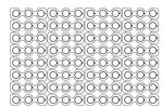 Optical Tear-off 3-cap strip mat B37451 - BIOplastics