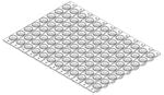 Tear-off 8- micro Tube Mat 25 ul – uLP,UC,8 micro Tube Strip-Mat (12 x 8),Fits shell Frame Grids (0.1 ml) B42001 -…