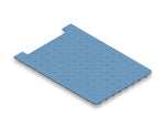Optical wide area Cap Plate 96 format B57601 - BIOplastics