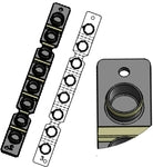 EU Optical wide area 8-cap strip – EU Optical wide area 8-cap strip, Extra Robust "flexible " in between" and extra secure…