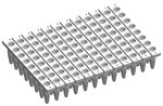 Tear-off 8-tube Mat, 0.2 ml, RP, FD – RP, UC, FD, SEMI Sk,stacked, Fits HF & REV grids, Patented K5811FD - BIOplastics
