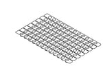 Optical Tear-off 12-cap strip mat B58651 - BIOplastics