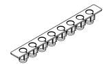 EU Optical wide area 8-cap strip Chimney B66801 - BIOplastics