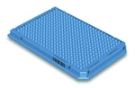 384 Well Plate, Laser barcoded – FULL, Lasermark barcoded, Skirted Thin-wall, ABI compatible type B70519LB - BIOplastics
