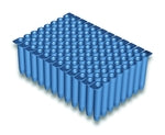 0.5 ml Dilution & Storage 96-tube plate – Lasermark coded, 96 inter-connected tube-plate B74256L - BIOplastics