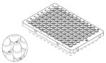 96 x 0.2 ml Plate, Firm Deck SS – RP,UC,FD, SR, SEMI Sk, Firm Deck, patent design B7501FD - BIOplastics