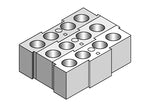BHLEGO 123 base DeBox-In (q)PCR 3x4 BHLEGO123-L9 - BIOplastics