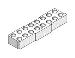 BLEGO 123 base DeBox-In (q)PCR 3x2x8 BLEGO123-L9 - BIOplastics