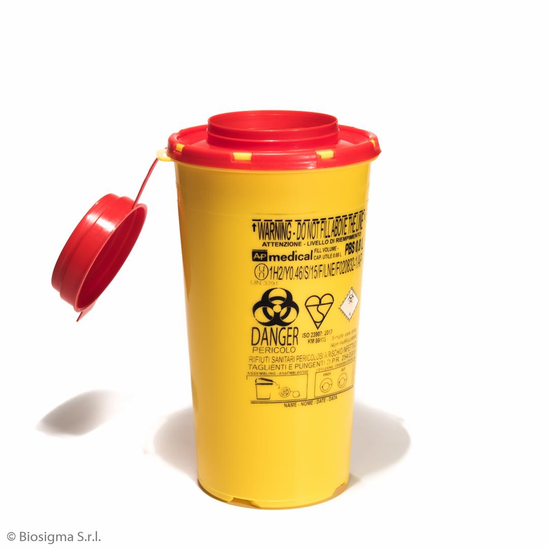Biohazard Waste Containers, Conical PBS Line (BSC303)
