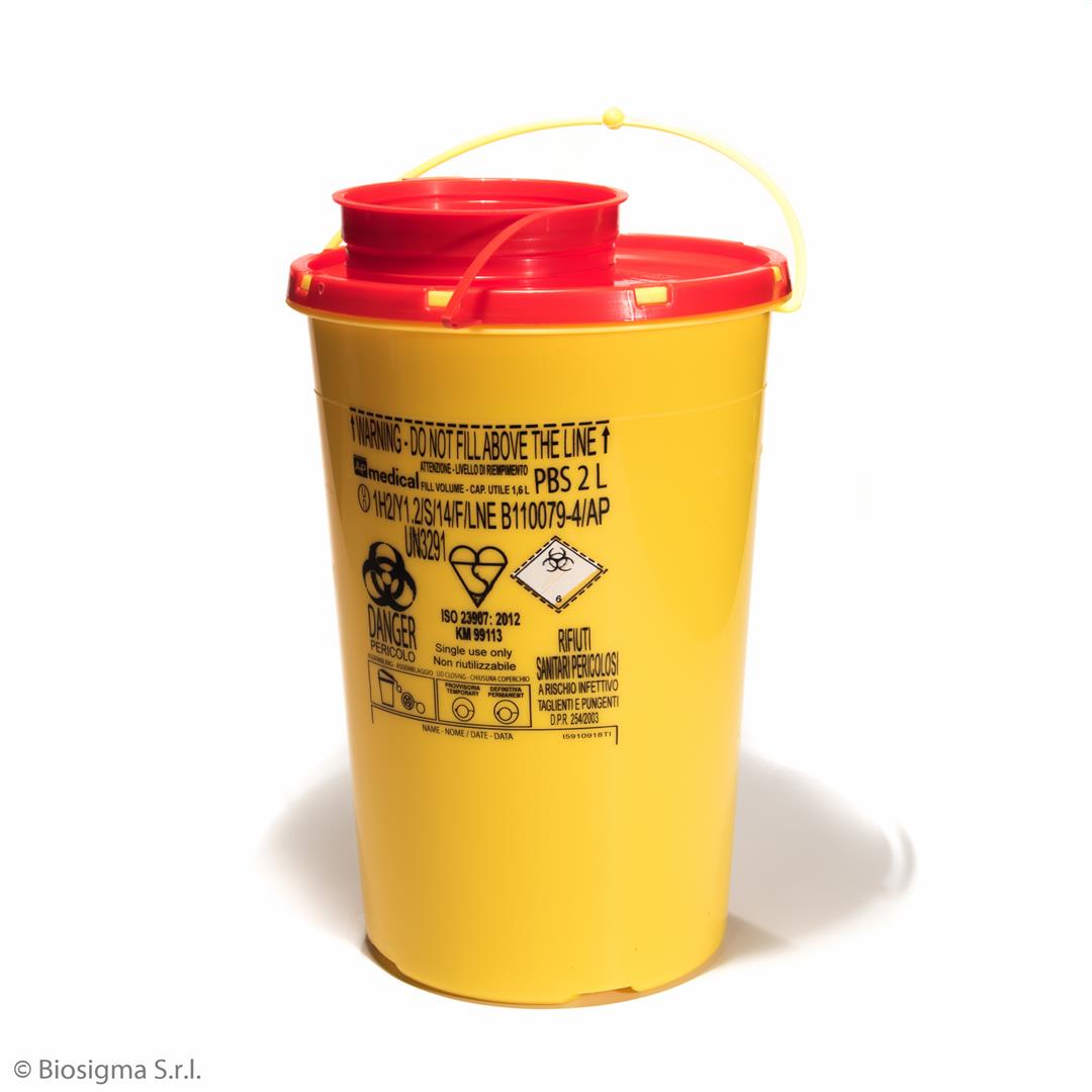 Biohazard Waste Containers, Conical PBS Line (BSC303)