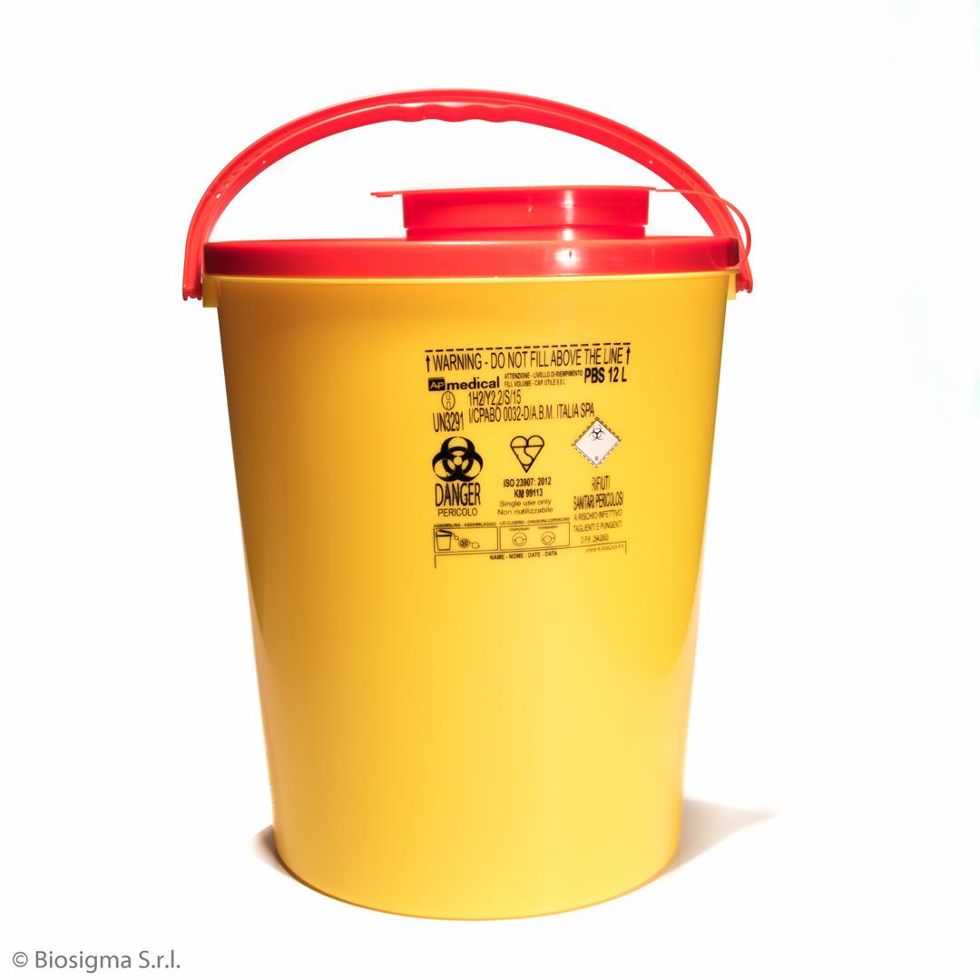 Biohazard Waste Containers, Conical PBS Line (BSC303)