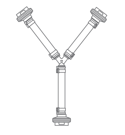 ReadyCircuit™ single-use jumper Y manifolds 12410196 - Fluid management - Cytiva