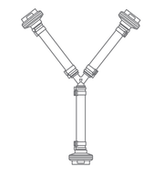 ReadyCircuit™ single-use jumper Y manifolds 12410196 - Fluid management - Cytiva
