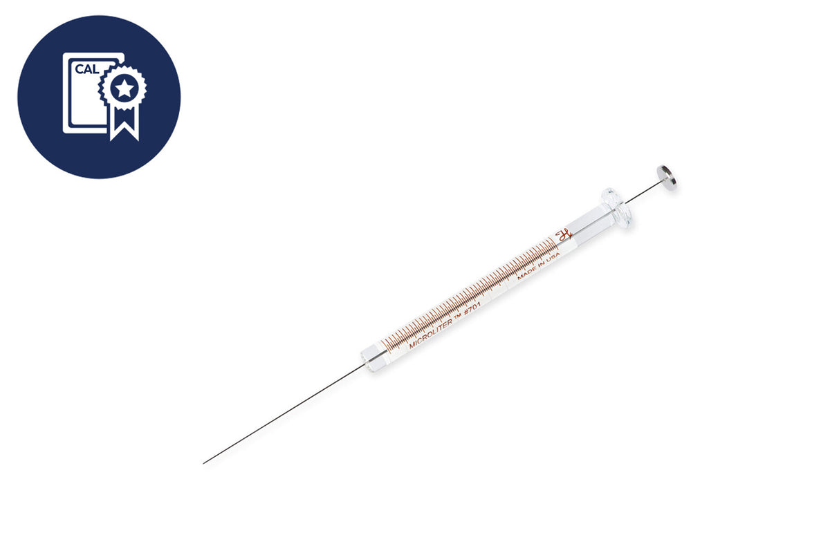 5 µL, Microliter Syringe, Cemented Needle (N), Calibrated Syringe CAL87900 - Lab Syringes - Hamilton Company
