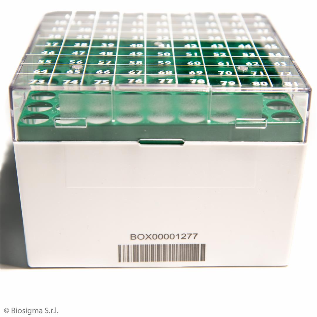 CryoGen® 1D Barcoded Polycarbonate Cryoboxes (BSM58025B1D/V)
