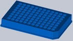 96 DNA/RNA Clean output Plate – Compatible to Mag. DNA Pure 96 output plates with 96 cavities, V bottom and barcoded D17480…