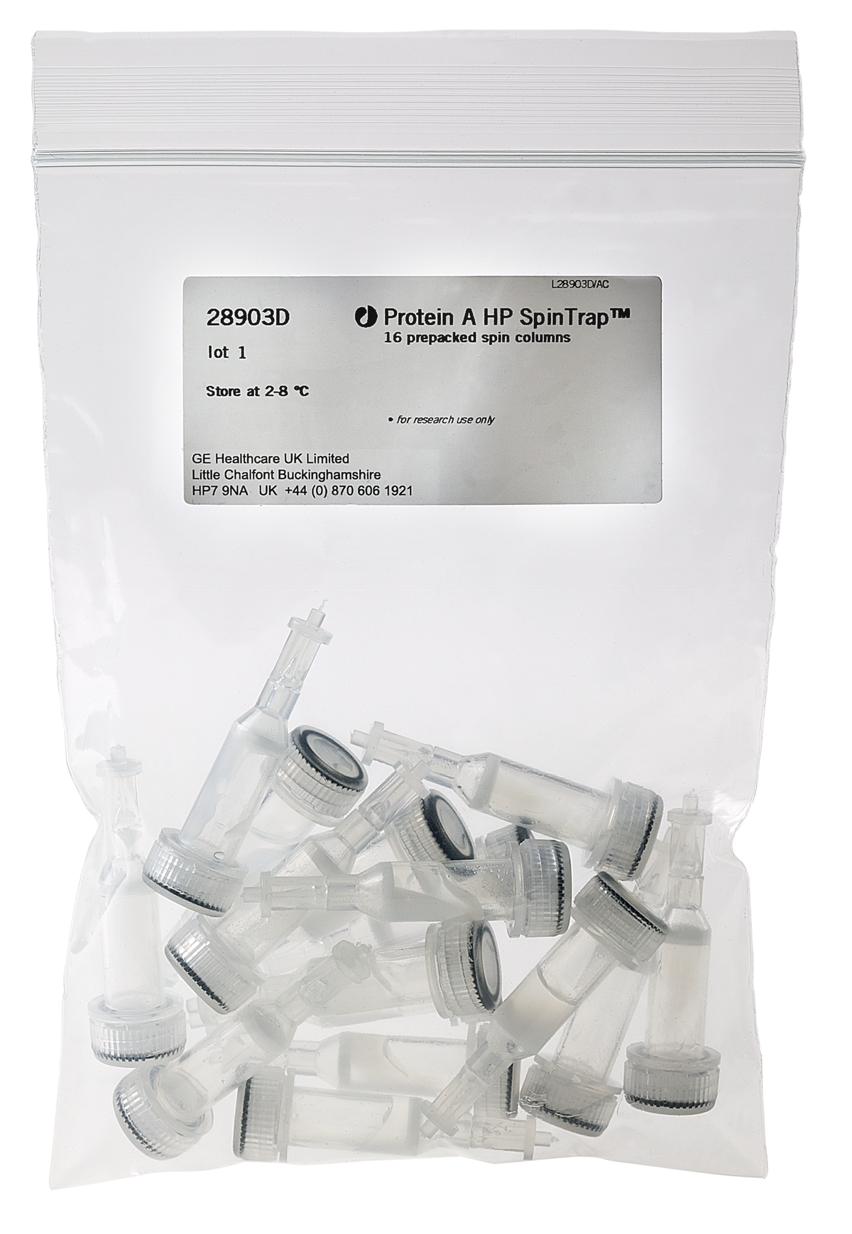 Protein A HP SpinTrap™ for small-scale antibody purification 28903132 - Chromatography products - Cytiva