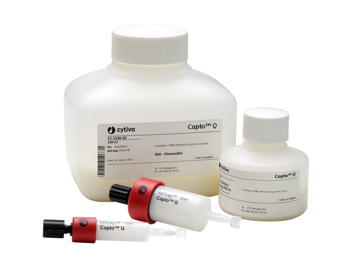 Capto™ Q ion exchange chromatography resin 17531603 - Chromatography products - Cytiva
