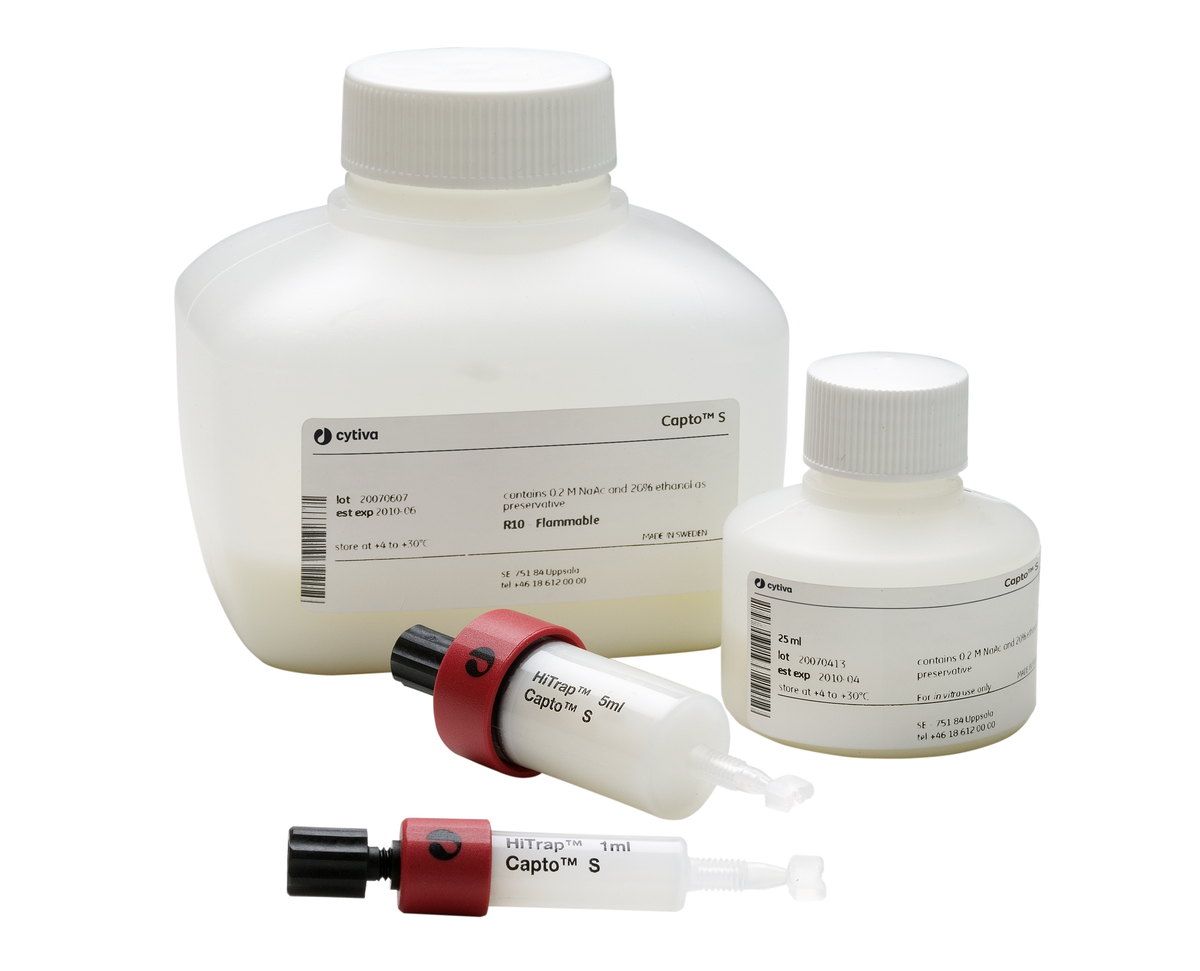 HiTrap Capto™ S cation exchange chromatography column 17544123 - Chromatography products - Cytiva