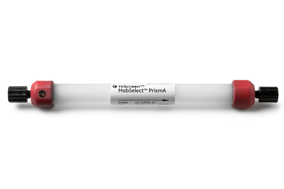 HiScreen MabSelect PrismA protein A column 17549815 - Chromatography products - Cytiva