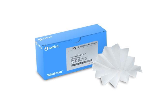 Whatman™ Grade 0858 ½ Qualitative Filter Papers 10334352 - Lab filtration products - Cytiva