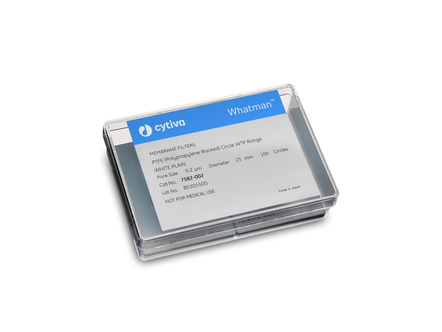 Whatman™ PTFE Membrane Filters ‒ WTP Range 7582-004 - Lab filtration products - Cytiva