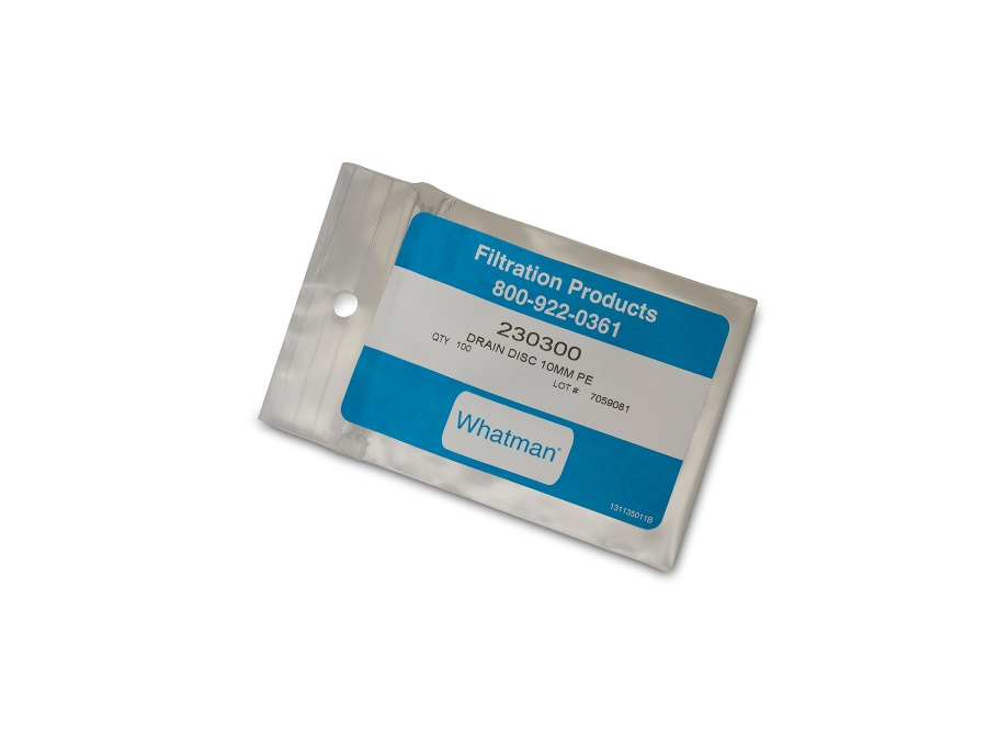Whatman™ polyester drain discs 231100 - Lab filtration products - Cytiva