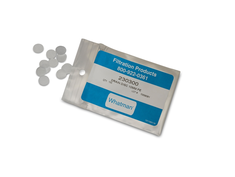 Whatman™ polyester drain discs 231100 - Lab filtration products - Cytiva