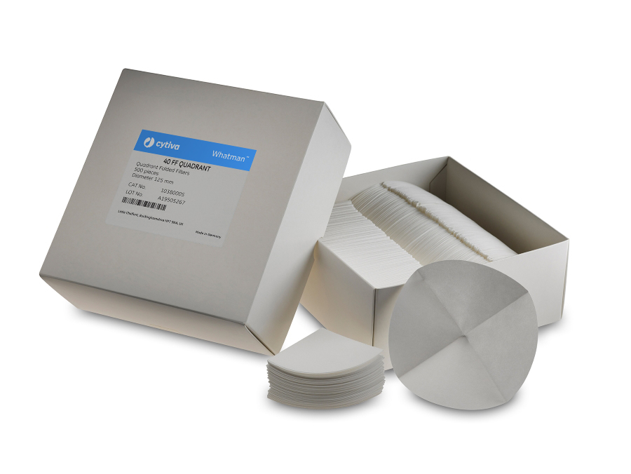 Whatman™ quadrant folded filter papers 10380204 - Lab filtration products - Cytiva