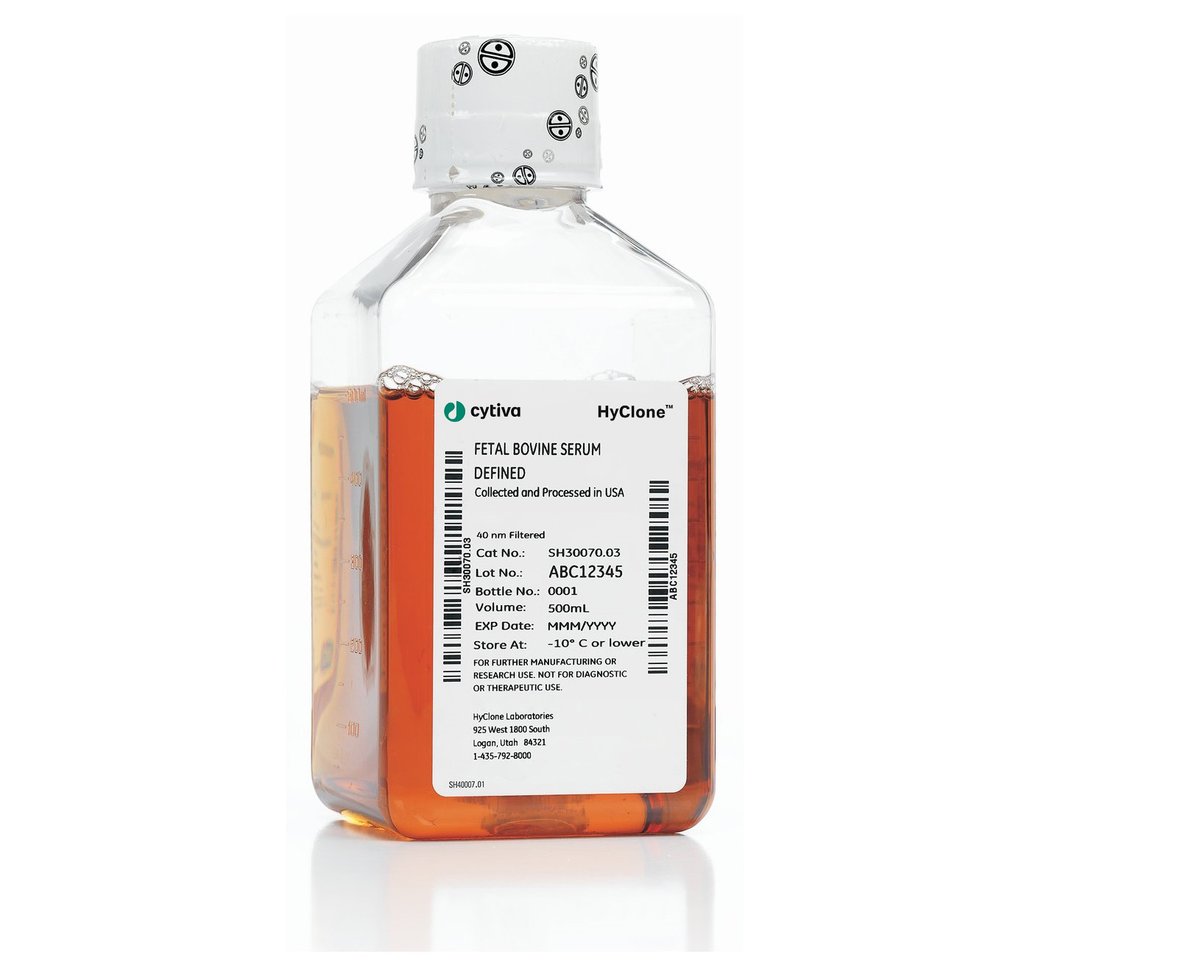 HyClone™ Defined Fetal Bovine Serum (FBS), United States Origin SH30070.03IH25-40 - Cell culture and fermentation - Cytiva
