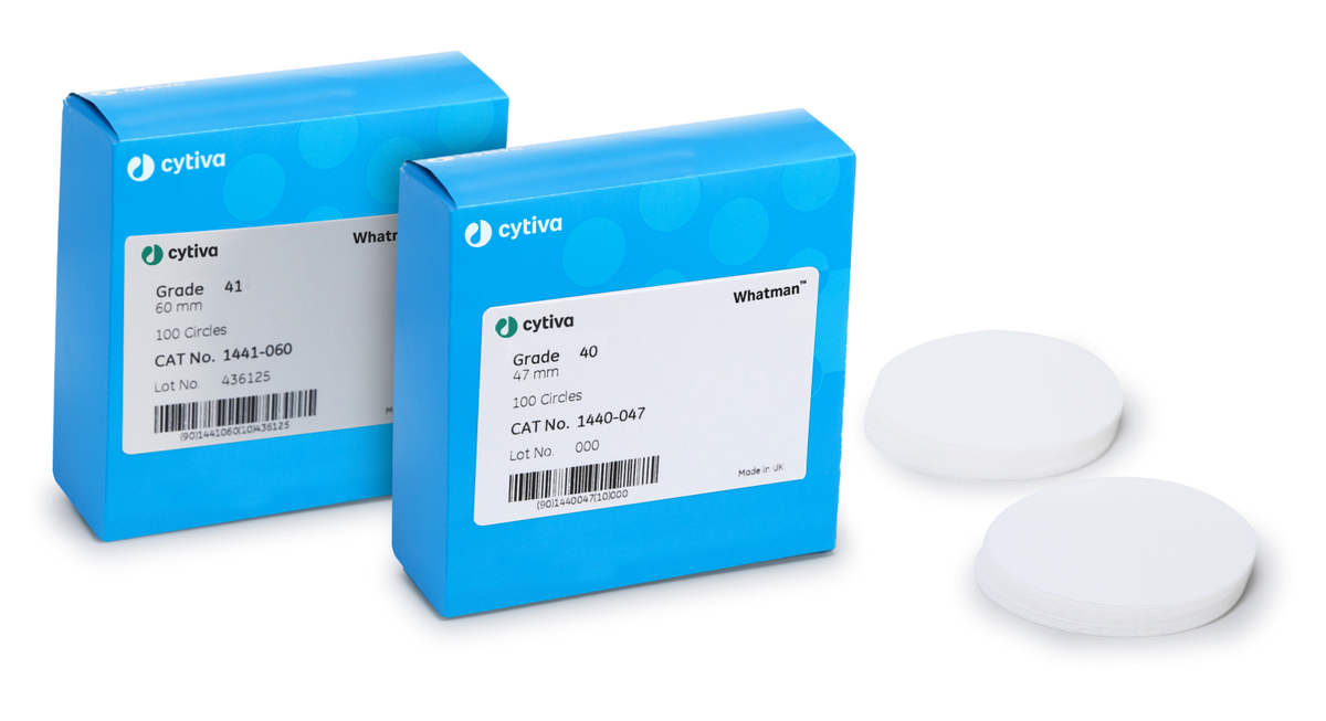 Whatman™ Quantitative filter papers, ashless, Grade 40 1440-320 - Lab filtration products - Cytiva