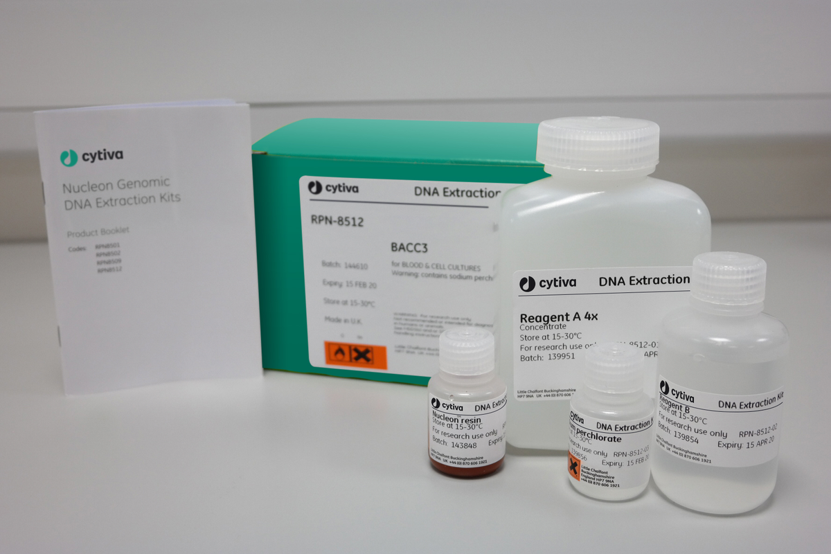 Nucleon BACC Genomic DNA Extraction Kits RPN8512 - Molecular and Immunodiagnostics - Cytiva