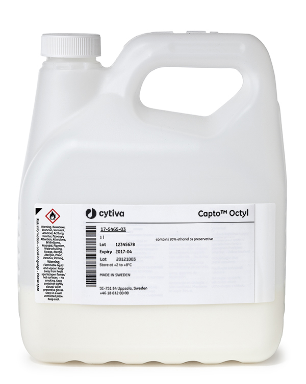 Capto™ Octyl hydrophobic interaction chromatography resin 17546503 - Chromatography products - Cytiva