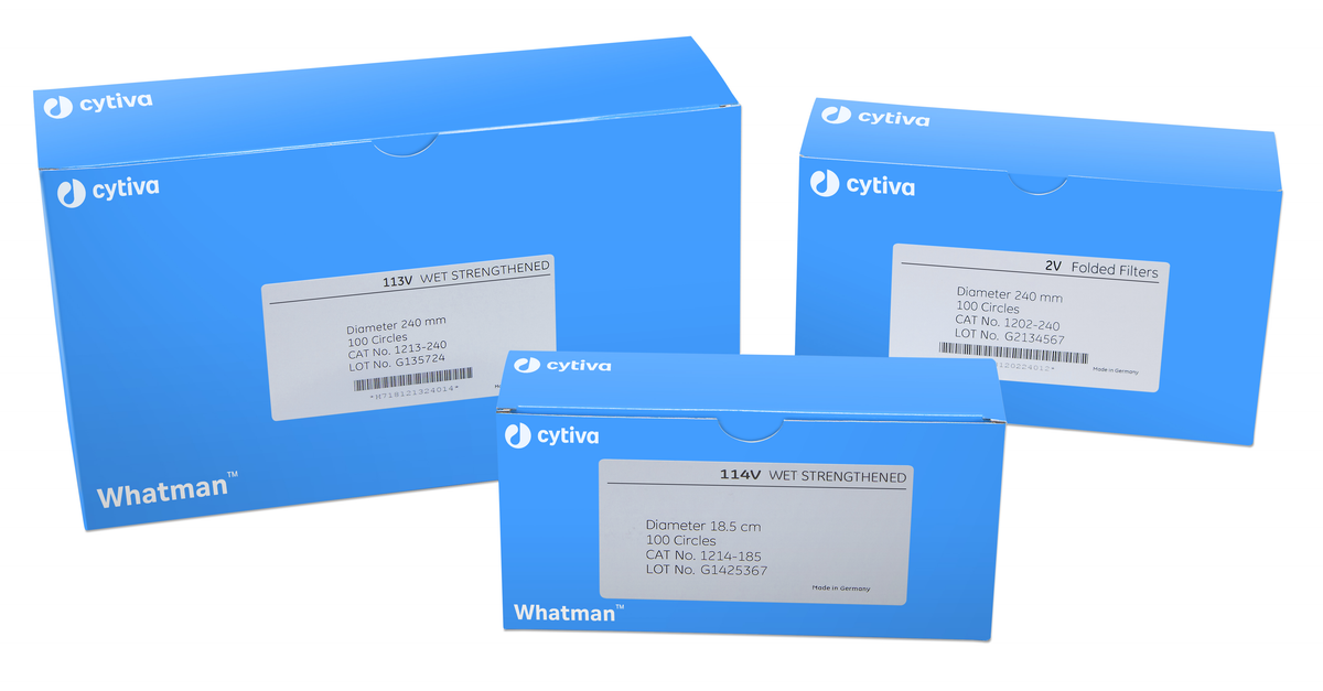 Whatman™ Qualitative Filter Papers, Fluted, Grade 113V 1213-125 - Lab filtration products - Cytiva