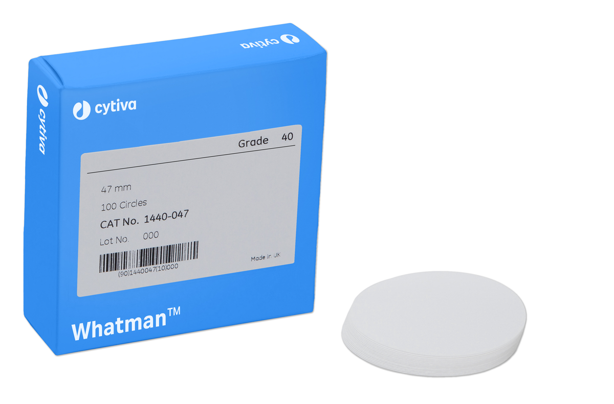 Whatman™ Quantitative filter papers, ashless, Grade 40 1440-320 - Lab filtration products - Cytiva