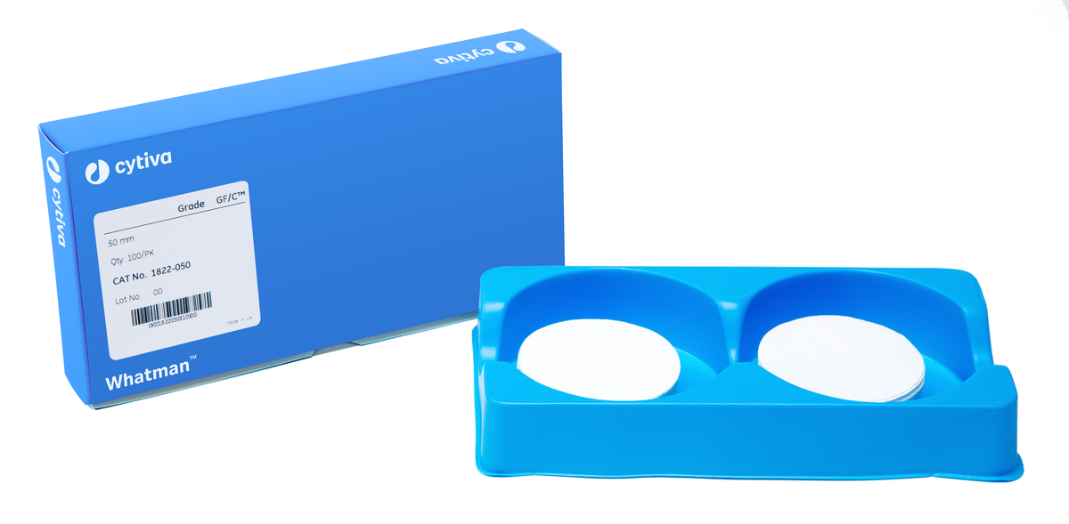 Whatman™ Filter Paper Grade GF/C Microfiber Glass Filter, Binder Free 1822-6580 - Lab filtration products - Cytiva