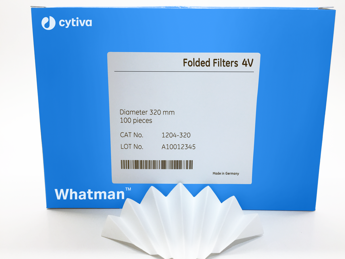 Whatman™ Qualitative Filter Papers, Fluted, Grade 4V 1204-0185 - Lab filtration products - Cytiva