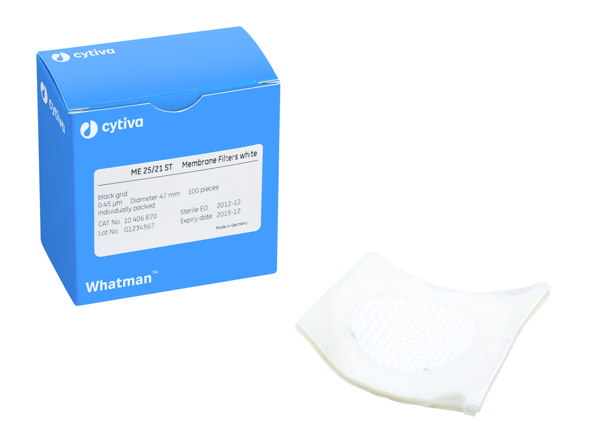 Whatman™ sterile mixed cellulose ester (MCE) membranes – 0.45 µm 7141-124 - Lab filtration products - Cytiva