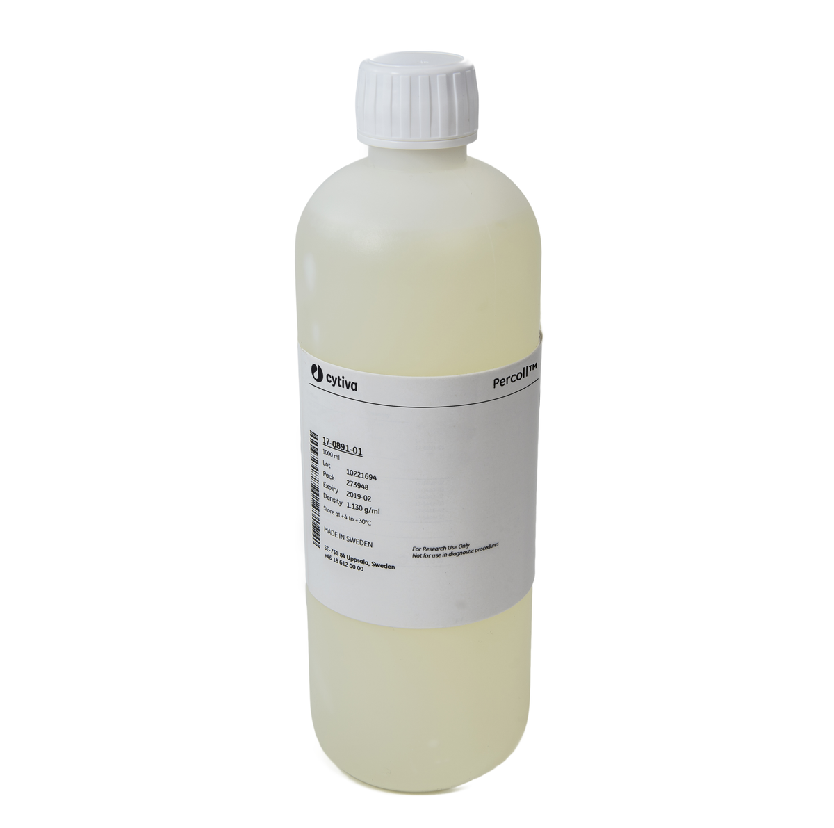 Percoll™ density gradient media 17089101 - Cell therapy solutions - Cytiva