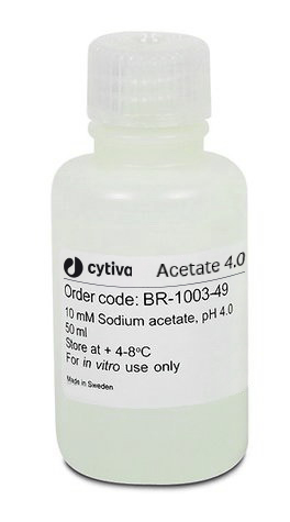 Acetate immobilization buffers BR100351 - Protein analysis equipment and supplies - Cytiva