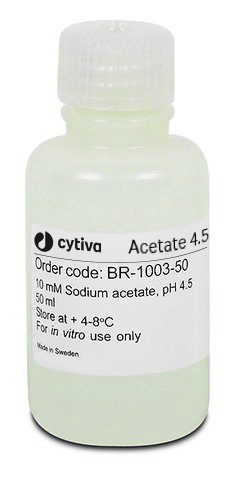Acetate immobilization buffers BR100351 - Protein analysis equipment and supplies - Cytiva