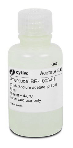 Acetate immobilization buffers BR100351 - Protein analysis equipment and supplies - Cytiva