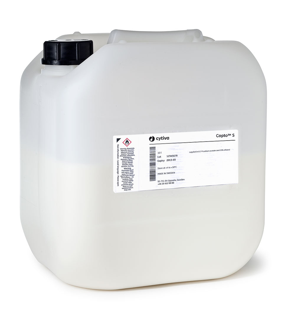 Capto™ S ion exchange chromatography resin 17544103 - Chromatography products - Cytiva